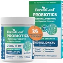 Probiotiques pour hommes et femmes, 100 milliards CFU, 26 souches uniques, probiotiques pour hommes et femmes et prébiotiques soutiennent la santé digestive, mieux-être Gut, énergie, mood, immune, équilibre PH (30 capsules)