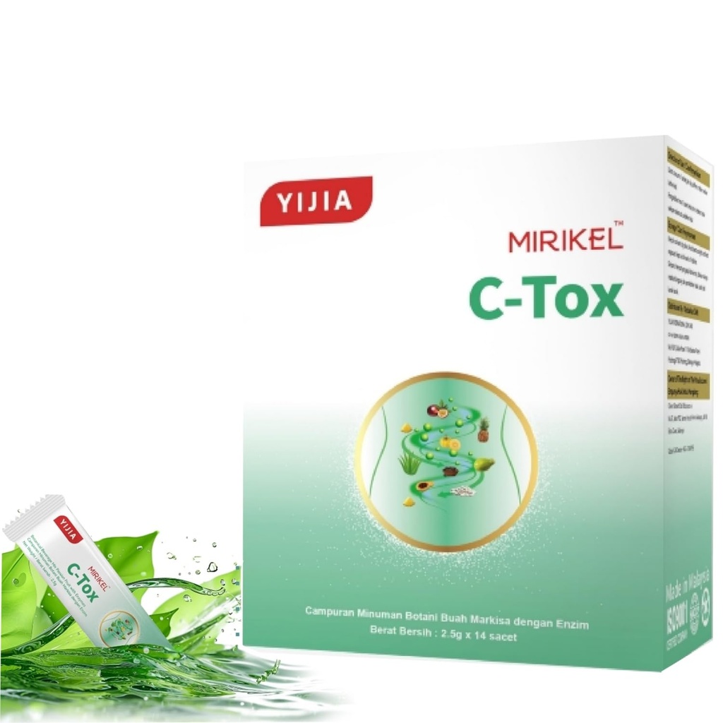 Produit de santé Usoway, Détox quotidien et soutien à la digestion – mélange de fibre naturelle pour le soulagement de ballonnement, énergie et style de vie léger.(14 bâtons, C-TOX)