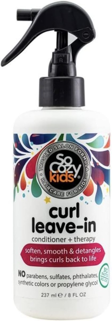 L'il Citters Fiber Gummy Supplement voor kinderen Digestieve ondersteuning, 90 Gummies & So Gezellige Leave in Conditioner Spray voor kinderen Curly Hair Detangler, 8 Fl Oz