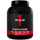 Règle 1 Gaineur propre - Formule de gain de maigre à haute teneur en protéine avec 560 calories, 30g de protéines de plein spectre, plus de 90g de glucides, moins de 6g de gras (15 portions, beurre d'arachide au chocolat)