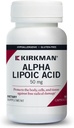 Kirkman - Alpha Lipoïne Acid 50 mg - 90 capsules - Krachtig Antioxidant - Beschermt tegen schadelijke radicalen - Hypoallergeen