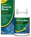 MagniLife Earache Relief, Snelwerkende Natuurlijke Relief voor Zwemmers Oor, Pijn en Ongemak van Allergieën, Koud en Griep - 90 Quick Solution Tablets