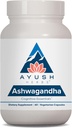 Ayush Kruiden Ashwagandha Capsules - Ashwagandha voor mannen en vrouwen, Ashwagandha Supplementen, Pure Ashwagandha Root Powder for Stress, 500mg per pil - 60 Vegetarische Capletes (1 telling)