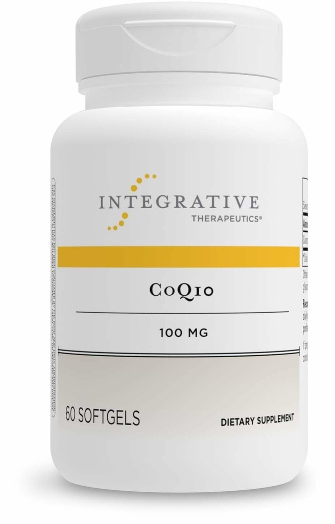 Integrative Therapeutics CoQ10 (100 mg) - Cellular Energy, Heart & Brain Health Support Supplement for Adults* - 60 Softgels (60 Servings)