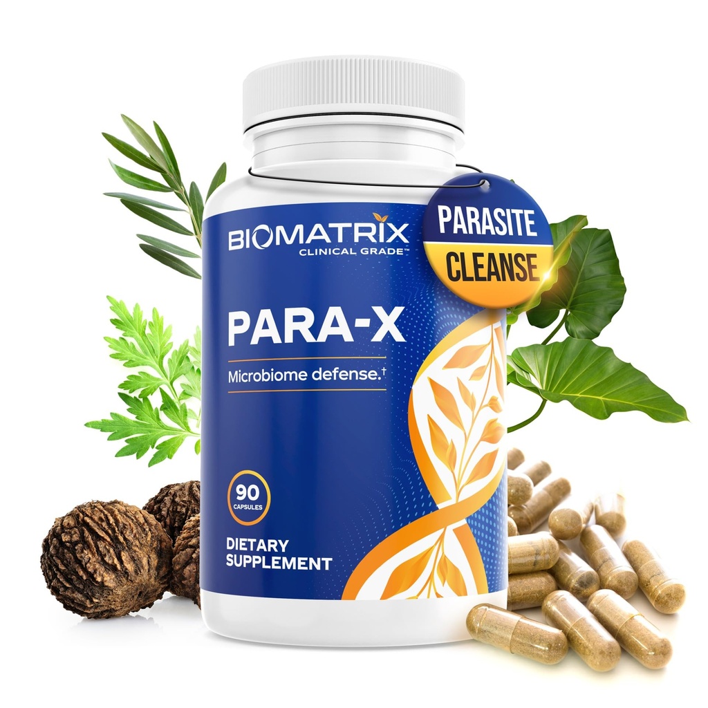BioMatrix para-X Digestive Cleanse Supplement, Herbal Formula 