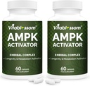 AMPK Activator Supplement, 5 in 1 Jiaogulan Gynostemma AMPK Metabole Activator 120 Vegetarische Capsules(120 Count(Pack of 2))