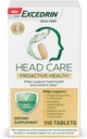 Excedrin Head Care Proactieve Gezondheid met Magnesium, Riboflavine, Vitamine B6, Foliumzuur en Vitamine B12, Dieetsupplement Ondersteunt Hoofd Gezondheid en Comfort Dagelijkse Telling