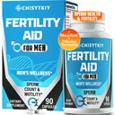 Mannelijke Vruchtbaarheid Supplementen, Geavanceerde Vruchtbaarheid Supplement voor mannen Optimale Sperma Count Motiliteit & T-niveau met Maca Root, Tribulus Terrestris, Zink, CoQ10, Preceptie voor Hem, 90 Caps