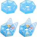 Wekelijkse Pillen Organisator Grote 7 dagen pil Box Organisator Dagelijkse Geneeskunde Case voor Vitamine Fish Oil Pillen Supplementen Artritis Vriendelijk