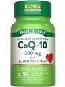 Nature's Truth CoQ10 200mg Softgels 50 Telling Enhanced Absorgement Supplement 