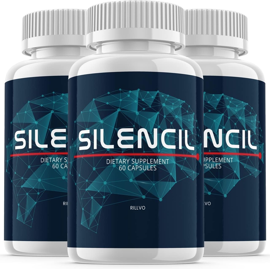 (3 verpakkingen) Silencil Advanced Supplement Pillen voor Tinnitus, Support Ear Health Capsules (180 capsules)