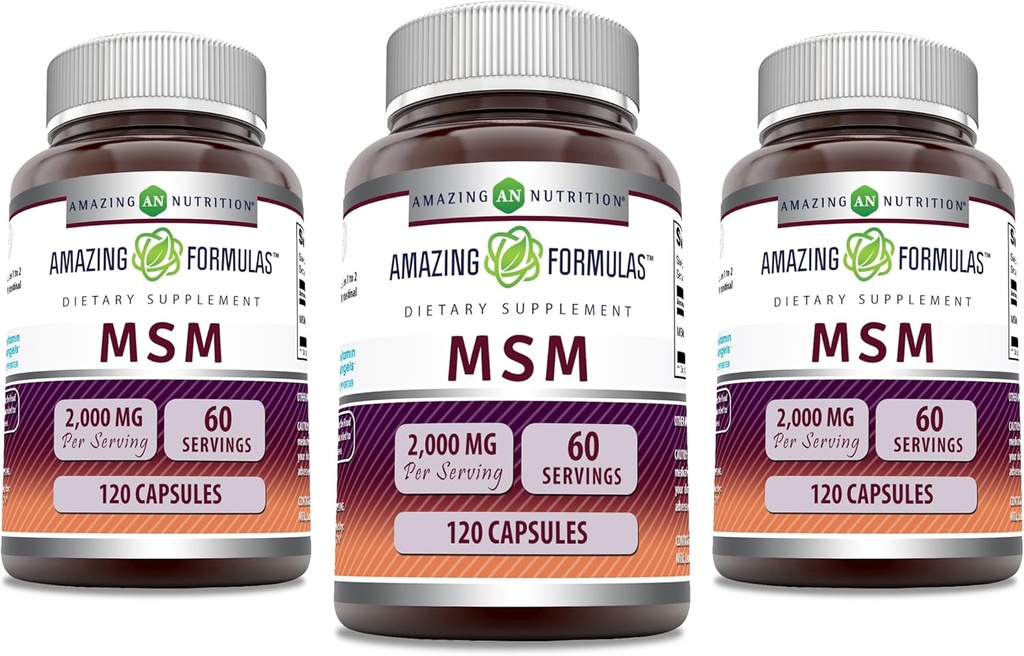 Verbazingwekkende Formules MSM (Methylsulfonylmethaan) Supplement 