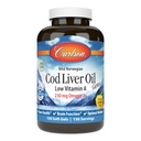 Carlson - leverolie Gems, lage vitamine A, 230 mg Omega-3s, Norwegian, Wild Caught, duurzaam geproduceerd, 150 Softgels