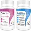 NutraBlast Boric Acid Vaginale Supposities Bundel met Vaginale Probiotica 