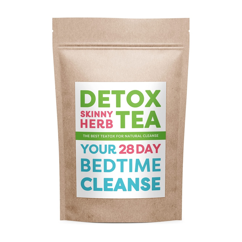 28 dagen Bedtijd Reiniging: Detox Skinny Herb - Effectieve Detox Thee, Ondersteuning Reiniging, 100% natuurlijk