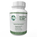 Ground Level Rustful Sleep Formula met Advanced Sleep Blend, Industry Leading 200mg Magnesium en L-Theanine voor volwassenen Plus Melatonine, kamille, citroenbalsem, passiebloem en Valeriaanwortel