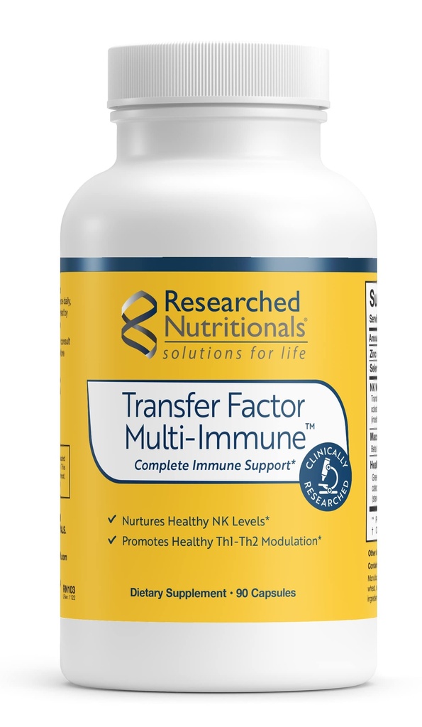 Researched Nutritionals Transfer Factor Multi-Immune Support, 90 Capsules