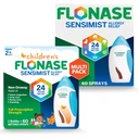 Flonase Sensimist Allergie Relief Nasal Spray voor volwassenen en kinderen - 120 Sprays Totaal (2 Flessen van 60 Sprays Elk)