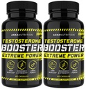 Testosteron Booster voor mannen - mannelijke enhancement supplement met geile geit onkruid & Tongkat Ali - spier Builder uitbreiding pillen - natuurlijke test Booster verhoogd verlangen, energie, uithoudingsvermogen, Libido (2 VERPAKKING)