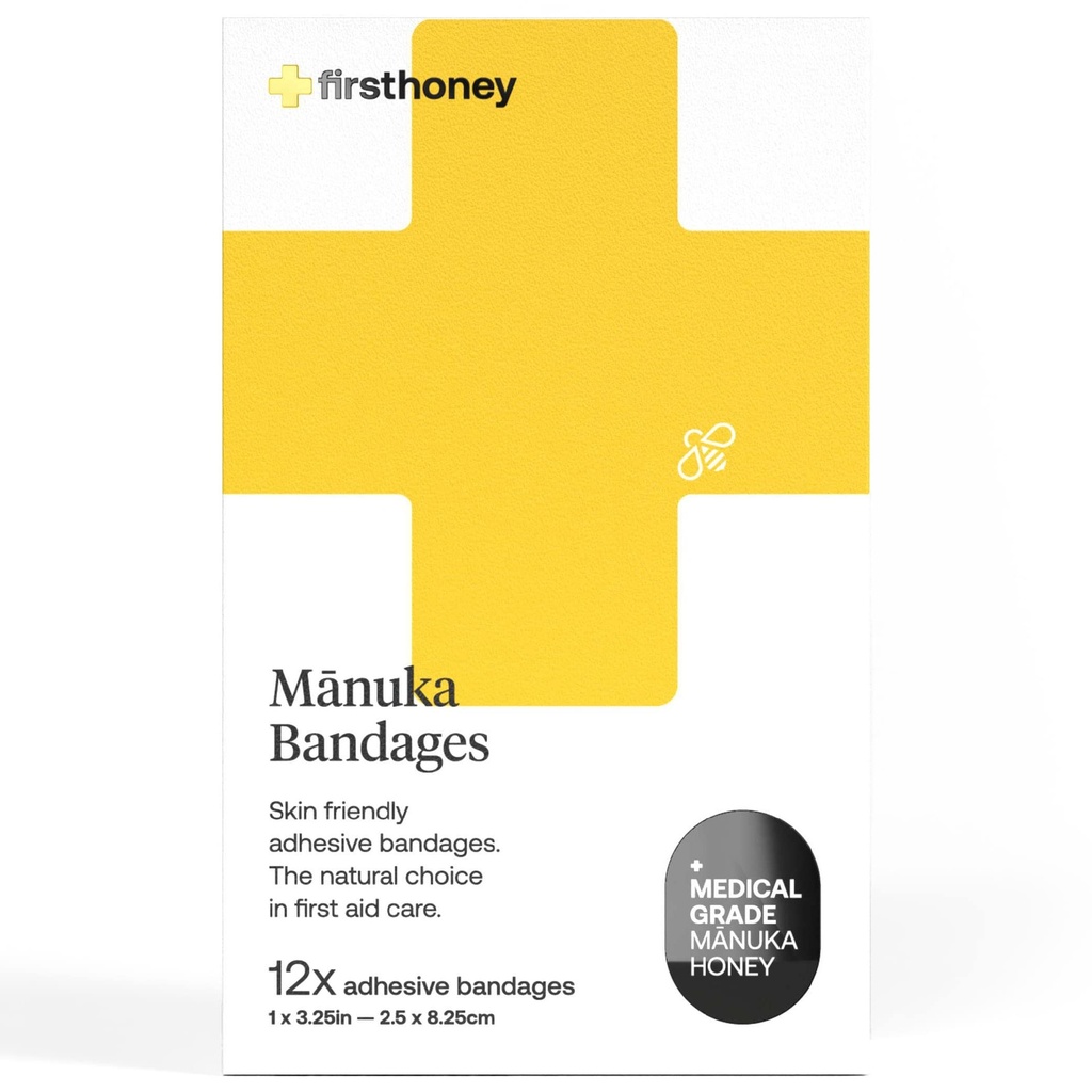 First Honey Manuka Honing Kleefbanden 12 Pack 