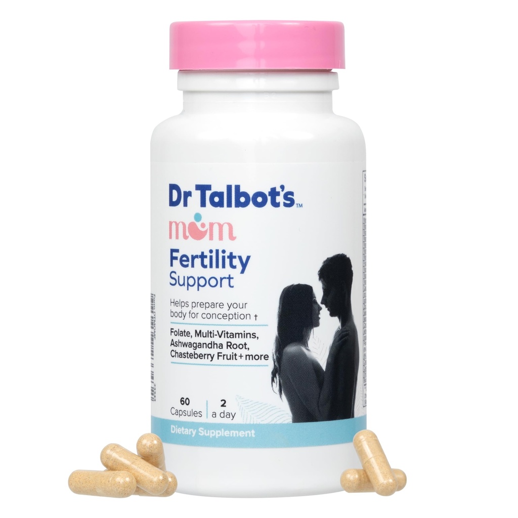 Dr. Talbot's Moeder Vruchtbaarheid Ondersteuning Multi-Vitaminen - Aids Ovulatie en bereidt lichaam voor Concept - 60 Capsules