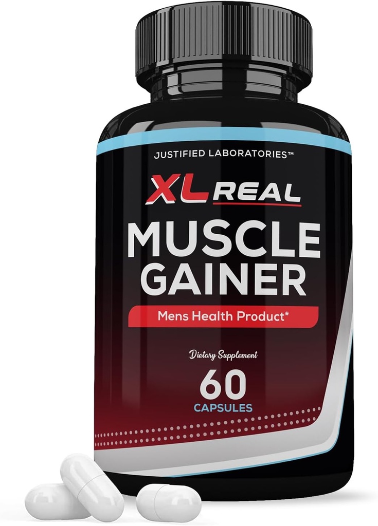 XL Real Muscle Gainer Advanced Men's Heath Formula 60 Capsules