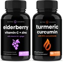 NutraChamps Vlierbessen en Kurkuma Capsules Bundle