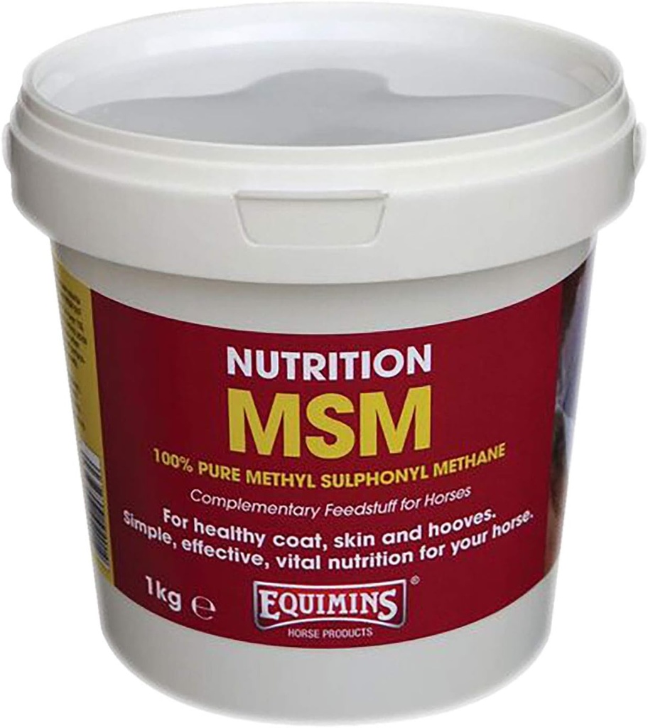 MSM (methylsulfaat Methaan), equiminen, paardenvoeding, gewrichten en geluid, 1,0 kg