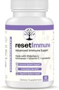 ResetImmune - Advanced Immune Support - with Elderberry, Echinacea, Vitamin C, Lactobacillus - 60 Vegan Capsules