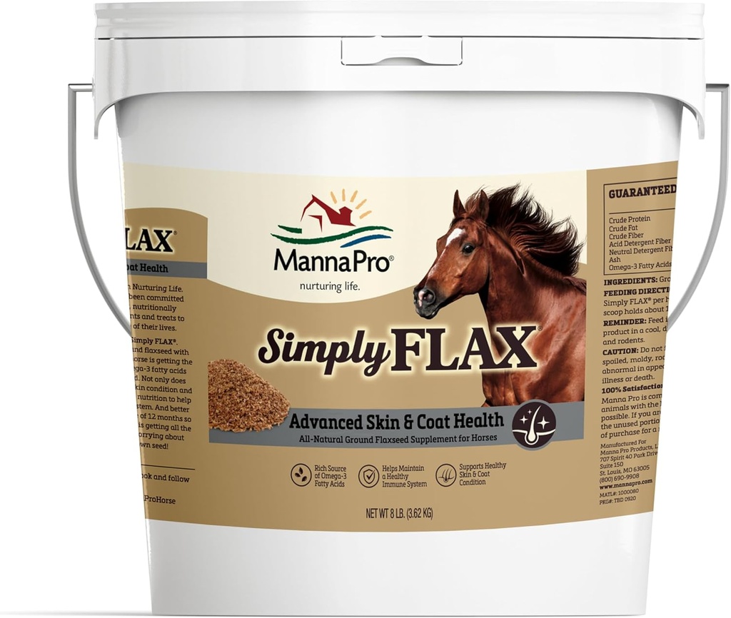 Manna Pro Simply Vlas voor paarden 