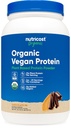 Beurre d'arachide (2 LB) de chocolat végétalien biologique Nutricost - sans gluten, sans OGM