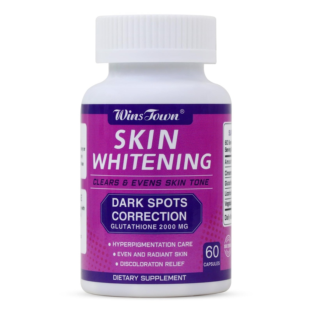 AIHIYO huid whitening capsule, heldert & zelfs huidtone, donkere vlekken correctie, 60 telling