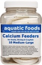 Aquatic Foods Inc. Feeder Calcium Medium-Large Shells. Coquilles extra-épaisses pour crevettes, escargots, crabes, crevettes, crabes de l'hermite et tous les poissons tropicaux...