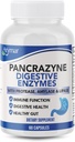 Arymar Pancrazyne Probiotica, Digestieve Enzymen met Amylase, Protease, Lipase, Gut Health & Digestieve Ondersteuning Supplement, 60 Capsules