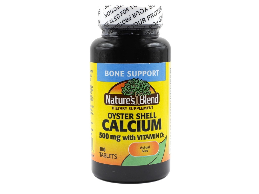 Oester Shell Calcium met D3 100 Tabs