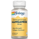 SOLARAY Supplément de manganèse 50 mg - Trace Minerals essentiels - Suppléments de trace Mineral avancés pour la force osseuse et le soutien de la santé osseuse - Lab Vérifié, garantie de 60 jours, 100 portions, 100 VegCaps