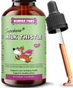 Wonder Paws Melkdistel, Lever Ondersteuning voor Honden, Ondersteunt Nierfunctie voor Huisdieren, Detox, Lever Ondersteuning, met Wild Alaska Zalm Olie & Curcumin, Omega 3 EPA & DHA (2 Oz)