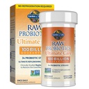 Jardin de la vie Probiotiques crus pour les femmes et les hommes avec enzymes digestives, 100 milliards d'UFC, souche étudiée cliniquement, étagère stable, 30 capsules