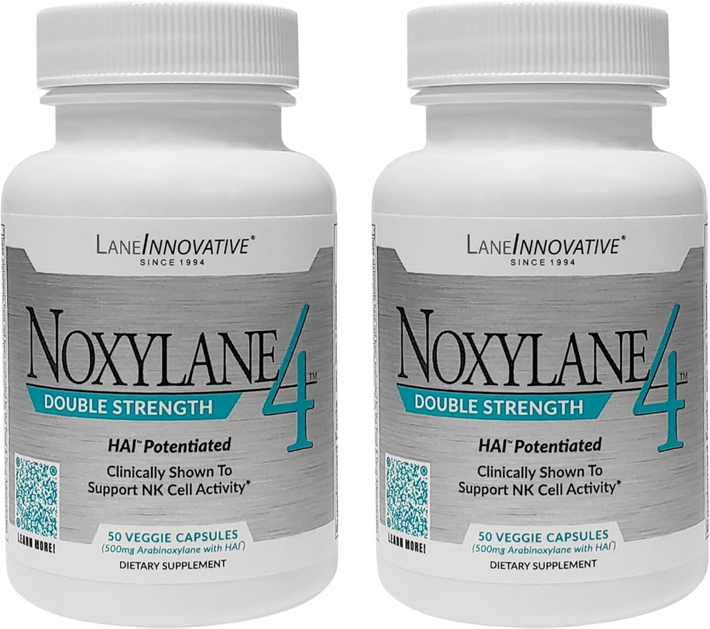 Lane Innovative - Noxylane 4 Dubbele sterkte, Immuunbeschermingsondersteuning, Immuunverdedigingsbooster (50 Servings) 2Pack