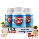 Vertigo Relief Product & Non-Drowsy Motion Sickness Pillen: Misselijkheid en Duizeligheid, Gember & Grape Seed Formula, Inner Ear Balance, Auto, Cruise & Travel Essential, Maagondersteuning (80 Count . Pack of 3)