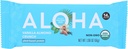 Aloha Organic Vanilla Almond Crunch Protein Bars, 14g Plant Based Protein, USDA Certified Organic, Gluten Free & Non-GMO, 1.9 Oz (Pack of 12)