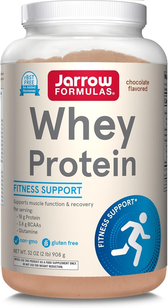 Jarrow Formules Wei Proteïne, Chocolade - 908g Poeder - Ondersteunt Muscle Development - Hoogste Kwaliteit Proteïne Bron - Rijk aan BCAA's - Ca. 35 porties