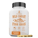 Voorouderlijke Supplementen Wild Caught Fish Eggs, 2400mg, Omega-3 Supplement ondersteunt hersenen, hart, vruchtbaarheid en ontsteking gezondheid, hele voedselbron van vitamine D, K2 en A, niet-GMO, 180 capsules