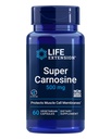 Extension de vie Super carnosine, L-carnosine, Lutéolin, vitamine B1, soutien musculaire, récupération d'exercice, santé cardiaque, sans gluten, non-OGM, végétarien, 60 capsules