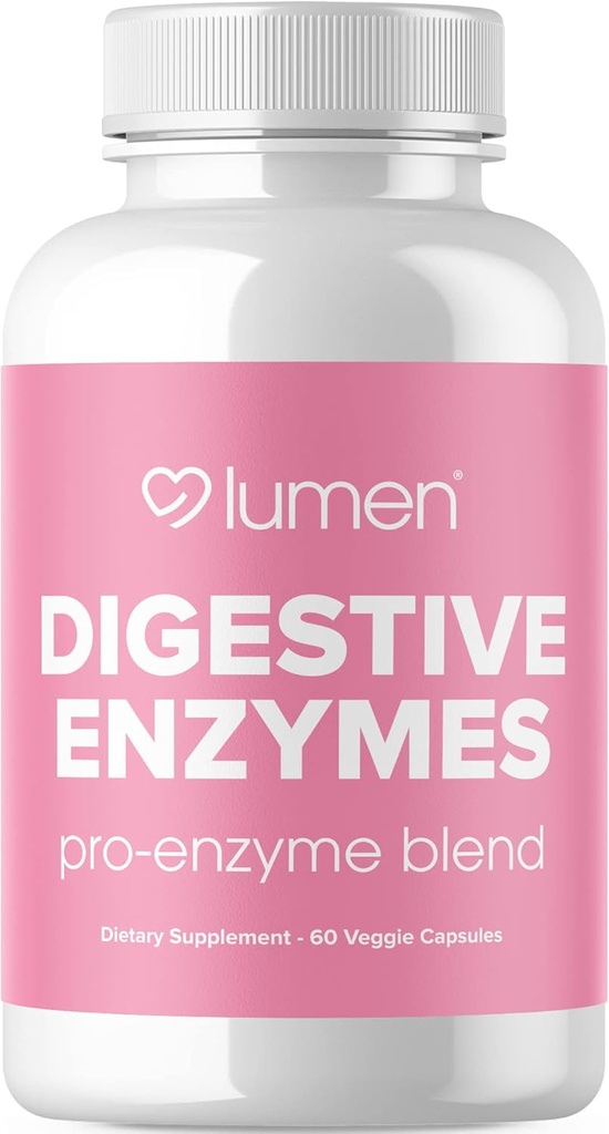 Lumen Naturals Digestieve Enzymen Probiotica en Prebiotica - Krachtige enzymen voor digestie - Bloating Relief for Women - Gut Health Supplement (60 Count (Pack of 1)