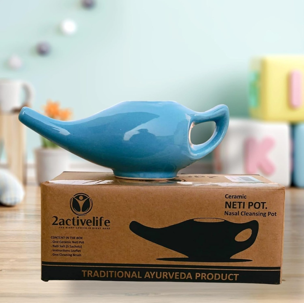 Yoga Neti Pot voor Sinus & Congestie Schoonmaak