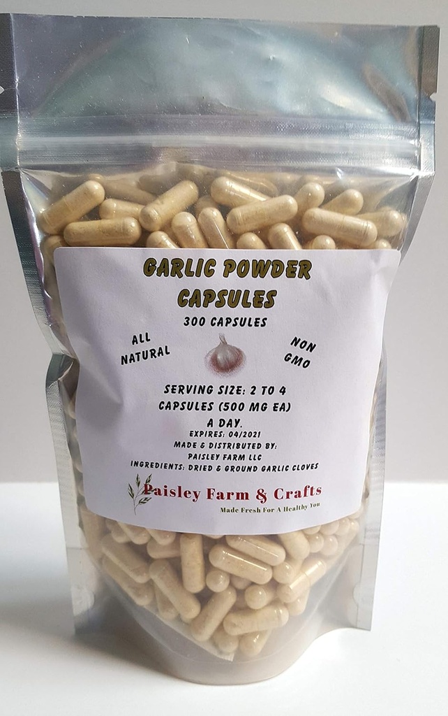 Capsules d'ail - Tailles des emballages de variétés - Fabriquées à l'état frais sur demande! (300 Pk)