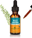 Herb Pharm Certified Organic Wild Cherry Bark Liquid Extract voor ademhalingsondersteuning - 1 Ounce (DWCHER01)