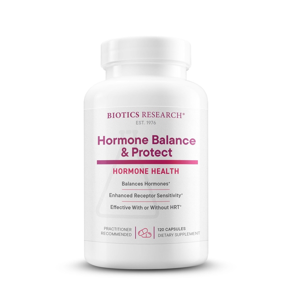 Biotics Research Hormone Balance and Protect - samengesteld door Dr. Lindsey Devaki Berkson, Hormone Expert. PABA, Milk Thistle, Broccoli Seed Extract 120 Capsules