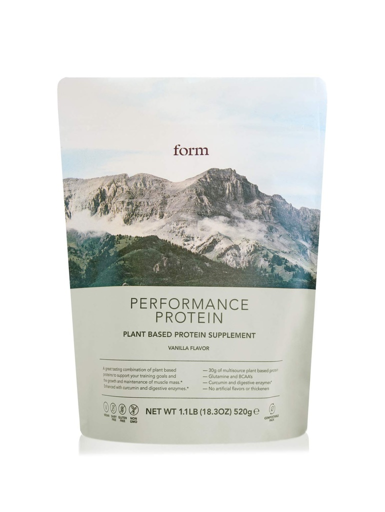 Form Performance Protein - Vegan Protein Powder - 30g Plant Based Protein per Serving, met BCAA's en spijsverteringsenzymen. Perfecte post training. Smaakt geweldig met Just Water! (Vanilla)